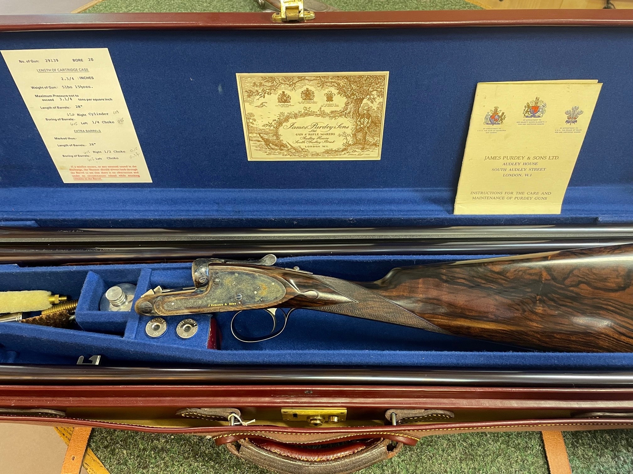 The Royal Berkshire Gun Room Purdey Guns & Rifles